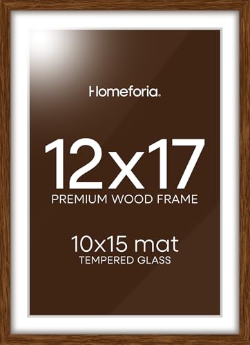 12x17 Brown Oak Picture Frame