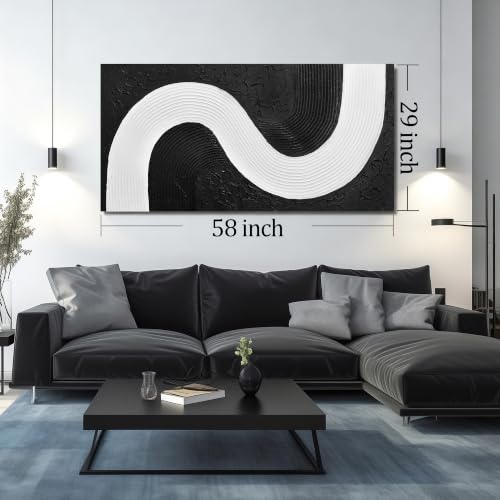 Modern Painting Wall Art For Office Abstract Wall Art Bedroom Huge Canvas Wall Decor For Living Room 29 x 58 Inch