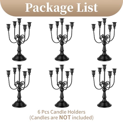 Halloween Candelabra Candle Holder (6 Count)