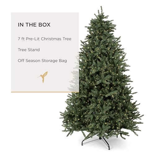 7 ft Pre Lit Blue Spruce Christmas Tree