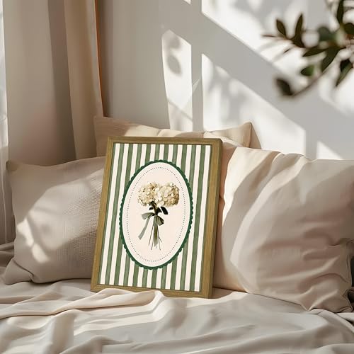 Framed White Hydrangea Canvas Wall Art
