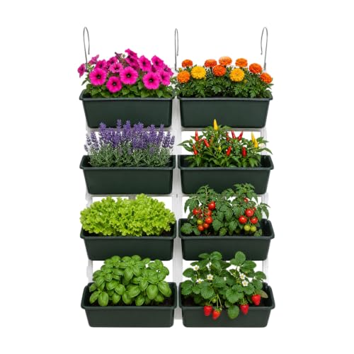 8 Pockets Vertical Planters