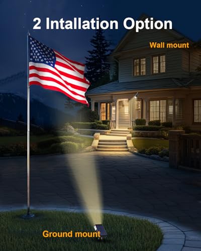 6 Pack Solar Spot Lights Outdoor Waterproof (6 Count)