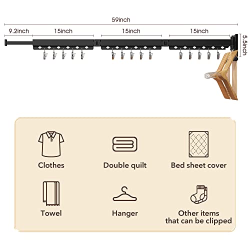 Wall Mounted Clothes Hanger