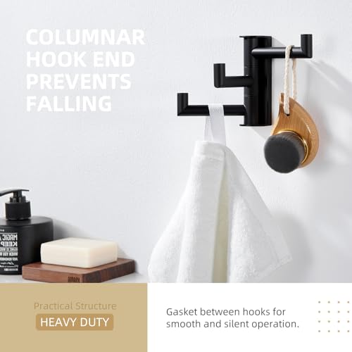 Swivel Towel Hook 3 Arms