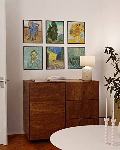 11x14 Black Oak Frame Set of 6 (6 Count)
