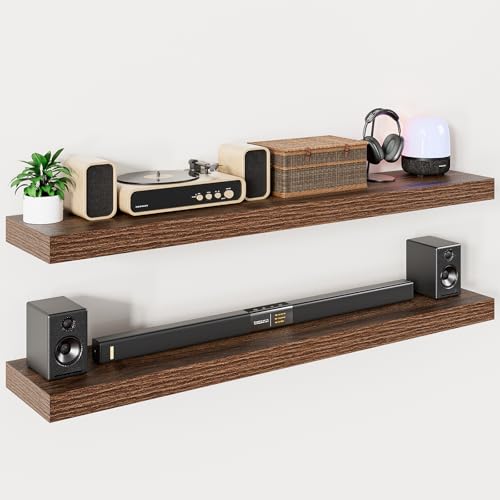 55 Inch Long Floating Shelves for Wall (2 Count)