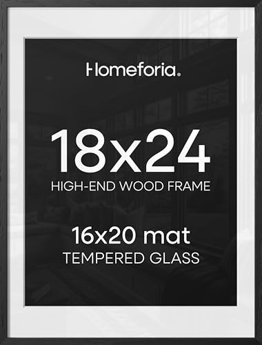 18x24 Black Oak Poster Frame