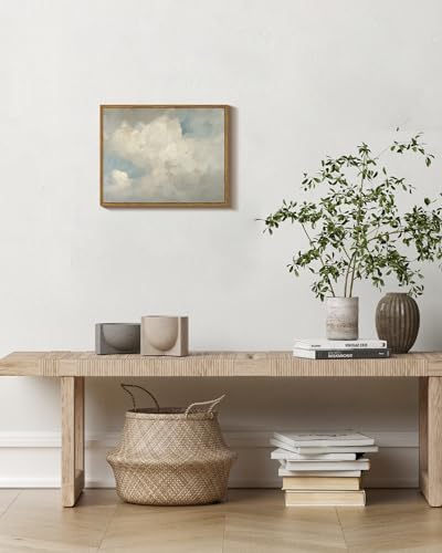Framed Canvas Wall Art Vintage Decor