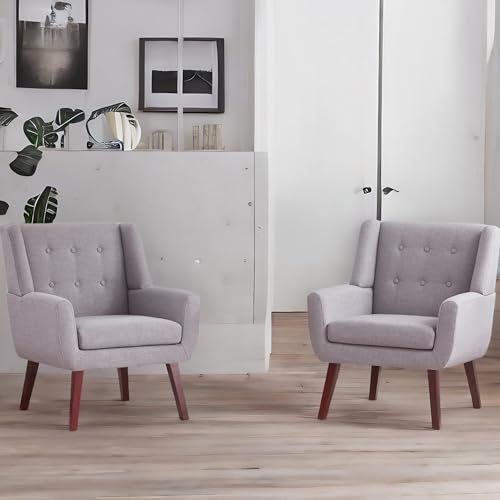 Living Room Chairs Set of 2