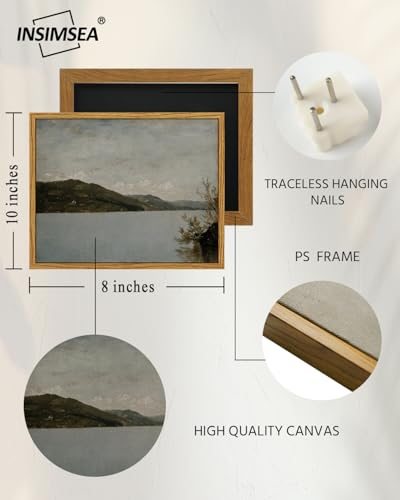 Framed Canvas Wall Art Vintage Decor