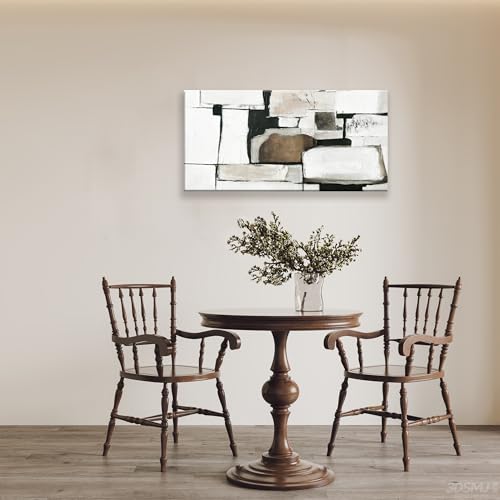Abstract Canvas Art Wall Decor Modern Minimalist Home Decor Paintings Brown Grey Wall Art Prints Abstract Wall Art Line Art Bedroom Kitchen Office 20"×40"