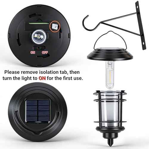 2 Pack Solar Lanterns Outdoor (2 Count)