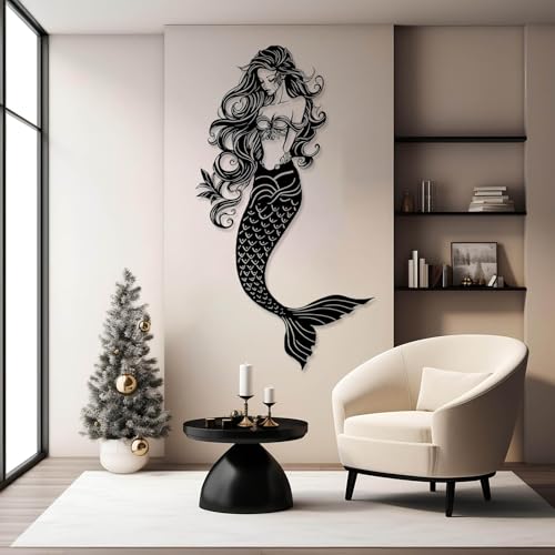 Mermaid Metal Wall Art