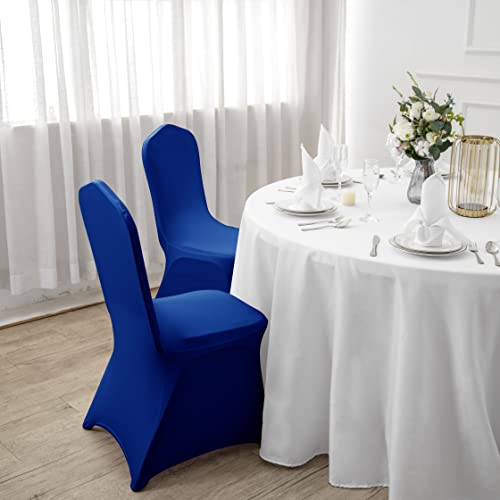Royal Blue Waterproof Polyester Spandex Chair Cover