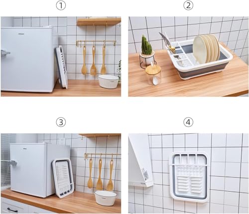 Collapsible Dish Drying Rack for RV Kitchen