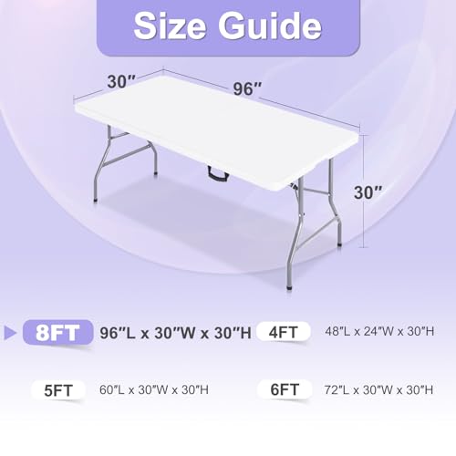 8FT Spandex Table Cover