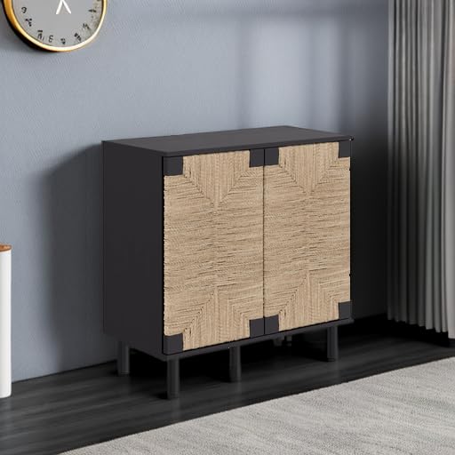 Beacon Accent Natural Sideboard Storage Cabinet TV Stand in Wire