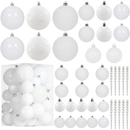 Christmas Ball Ornaments for Christmas Decorations (45 Count)