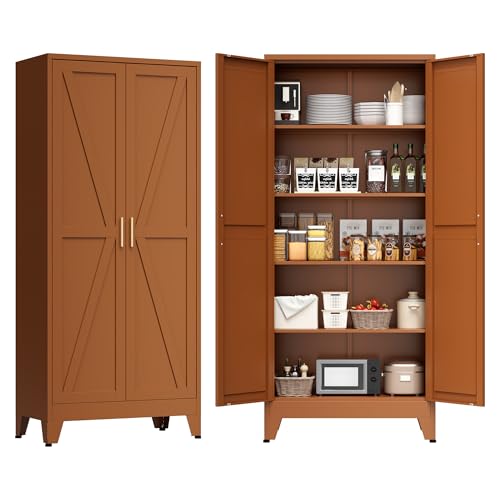 5 Tier Metal Kitchen Storage Cabinets