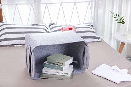Storage Basket Felt Storage Bin Collapsible& Convenient Box Organizer with Carry Handles for Office Bedroom Closet Babies Nursery Toys Laundry