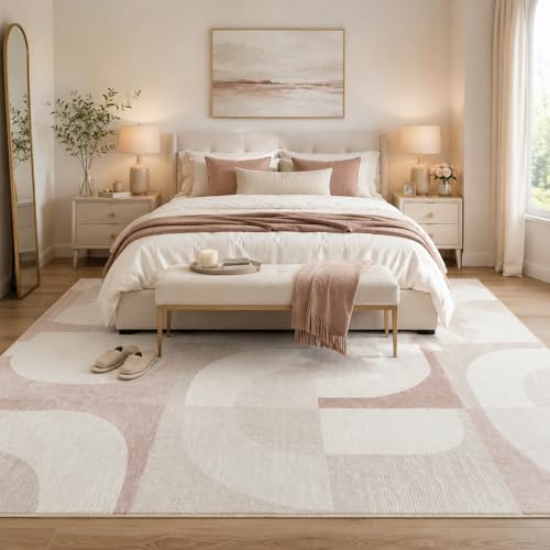 8X10 Area Rugs Modern Abstract Non Slip Washable Large Carpet for Living Room Bedroom (80 Sq Ft)