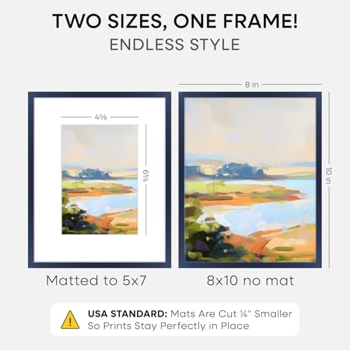 8x10 Blue Picture Frame