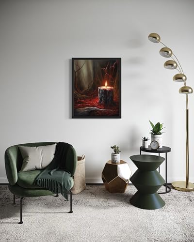Gothic Candle Unframed Poster Art Print