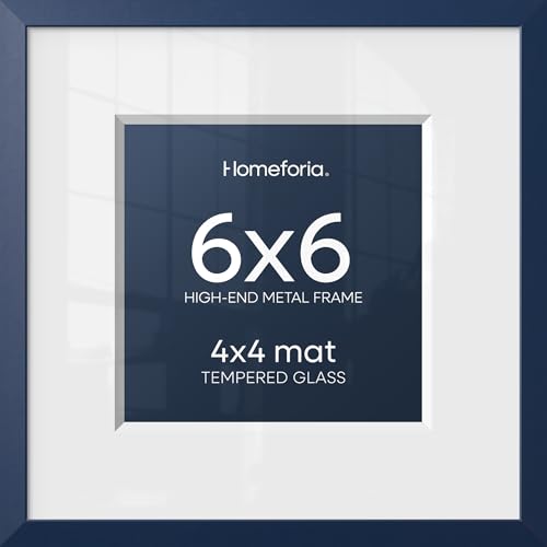 6x6 Blue Picture Frame