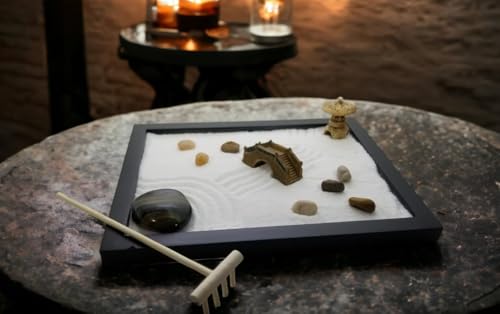 Zen Sand Garden for Desk with Rake