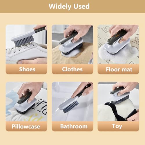 Laundry Stain Brush Household Scrub Brush Laundry Brush for Stain Removal (2 Count)