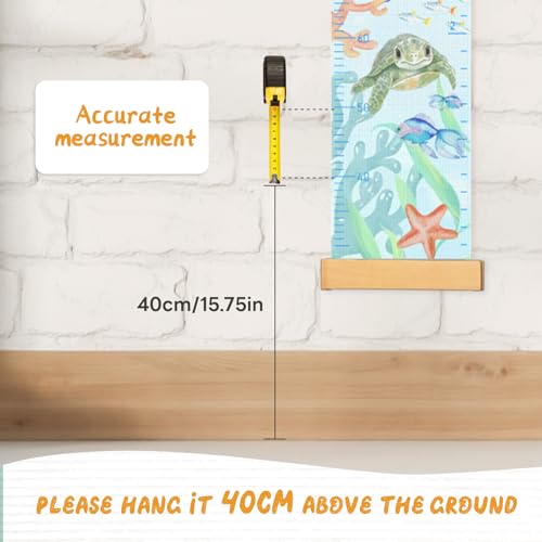 Personalized Name Growth Chart Wall Decor for Kids