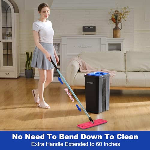 Mop and Bucket with Wringer Set