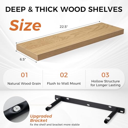 Floating Shelves for Wall (2 Count)