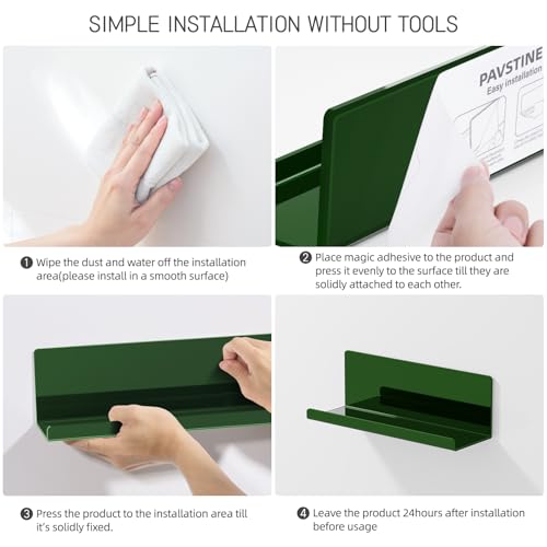 Adhesive Floating Shelves for Wall No Drilling