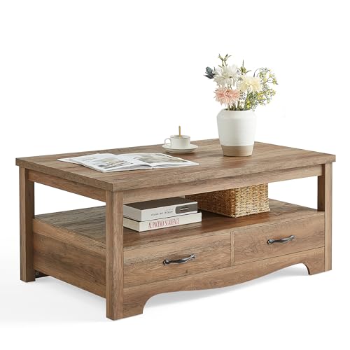 Farmhouse Coffee Table with Storage