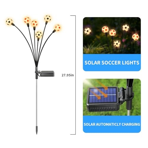 2026 Solar Soccer Lights (8 Count)
