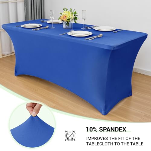 6ft Stretch Spandex Table Cover (2 Count)