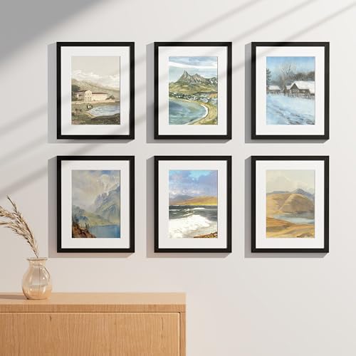11x14 Picture Frames Set of 9 for Wall Mounting (9 Count)