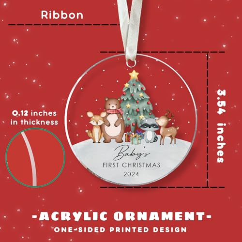 Baby's First Christmas Ornament 2024
