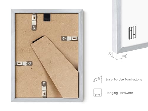 6x8 Silver Metal Picture Frames