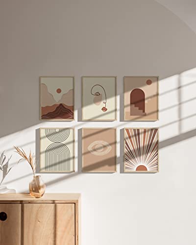 8.5x11 Natural Oak Wood Picture Frames Set of 25