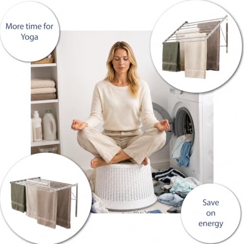 Wall Mounted Clothes Drying Rack