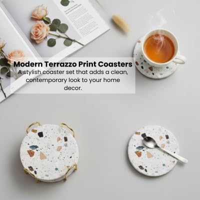 Terrazzo Coasters Set of 6 (6 Count)