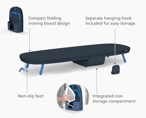Pocket Max Plus Portable Folding Tabletop Ironing Board with Advanced Cover