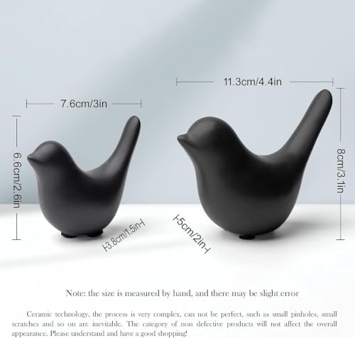 Small Birds Statues Home Decor Modern Style Decorative Ornaments for Living Room Decor