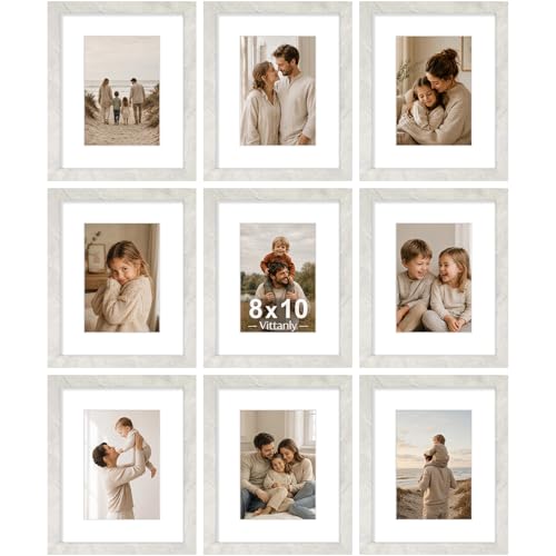 8x10 Picture Frames (9 Count)