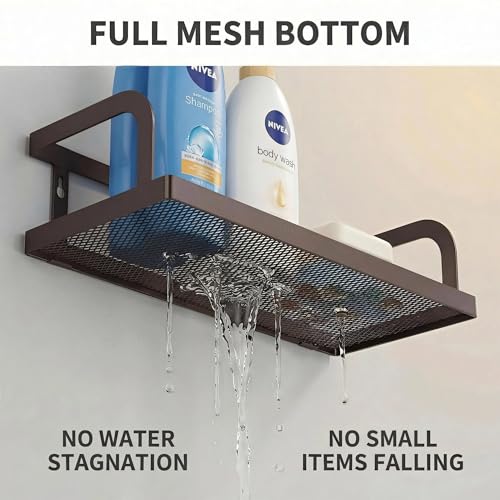 2 Pack 16.5" Extra Long Slim Hollowout Shower Caddy (2 Count)