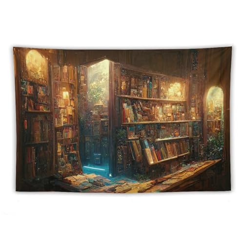 Bookshelf Tapestry