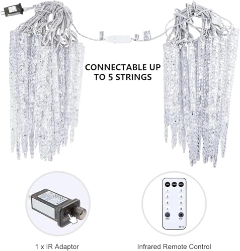 Icicle Lights for Outside (199.99 Count)
